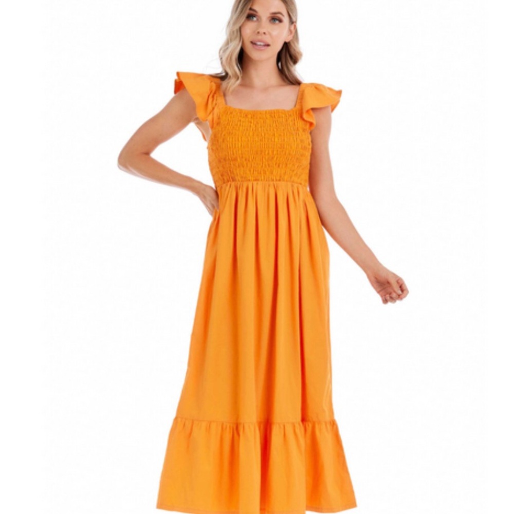 Adorable orange dress